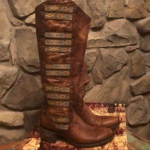Old Gringo Elina 18” Leather Boots 6.5